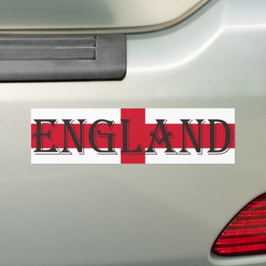 Engelse vlag Engeland bs arc1 Bumpersticker (Op auto)