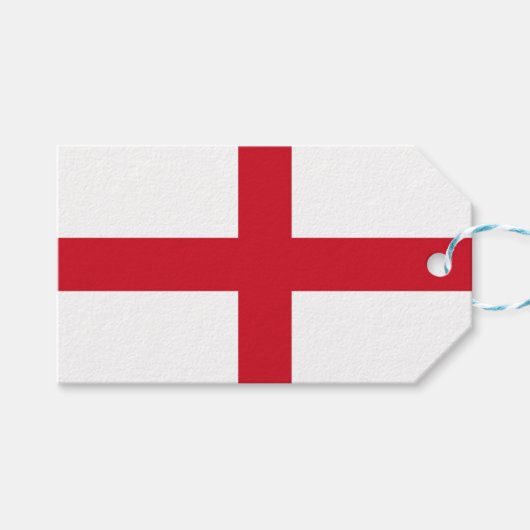 Engelse vlag (Engeland) Cadeaulabel (Voorkant (Horizontaal))