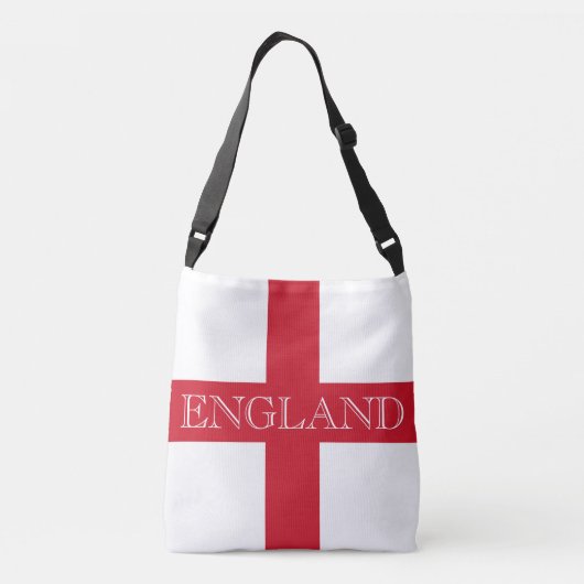 Engelse vlag Engeland cbbcnt Crossbody Tas (Achterkant)