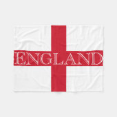 Engelse vlag Engeland fbcnt Fleece Deken (Voorkant (Horizontaal))