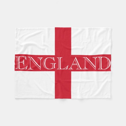 Engelse vlag Engeland fbcnt Fleece Deken (Voorkant (Horizontaal))