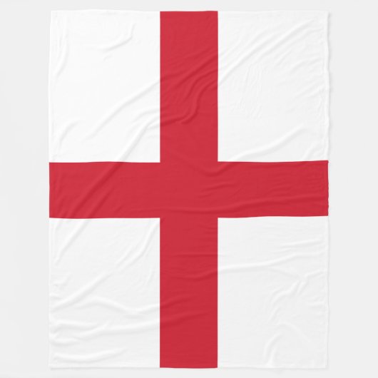 Engelse vlag (Engeland) Fleece Deken (Voorkant)