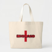 Engelse vlag Engeland jtcnt Grote Tote Bag (Voorkant)