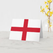 Engelse vlag (Engeland) Kaart (Gele Bloem)