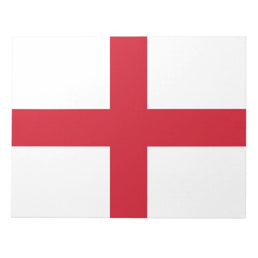 Engelse vlag (Engeland) Notitieblok (Voorkant)