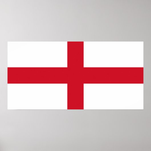 Engelse vlag (Engeland) Poster (Voorkant)