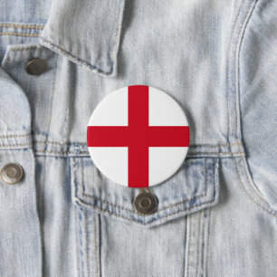Engelse vlag (Engeland) Ronde Button 7,6 Cm