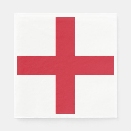 Engelse Vlag (Engeland) Servet (Voorkant)