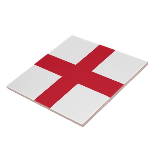 Engelse vlag (Engeland) Tegeltje (Zijkant)