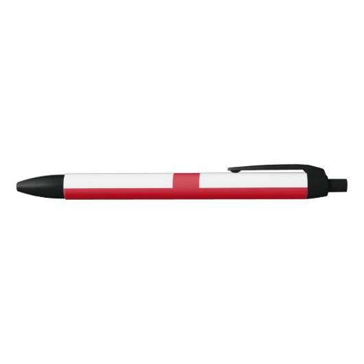 Engelse Vlag (Engeland) Zwarte Inkt Pen (Bovenkant)