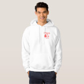 Engelse vlag Engels cricket Hoodie (Voorkant volledig)