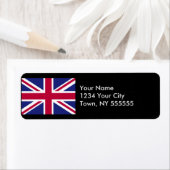 Engelse vlag etiket (Insitu)