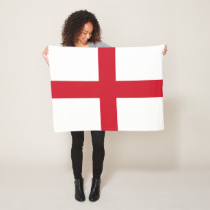 Engelse vlag fleece deken