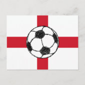 Engelse vlag | Footballs bol Briefkaart (Voorkant)