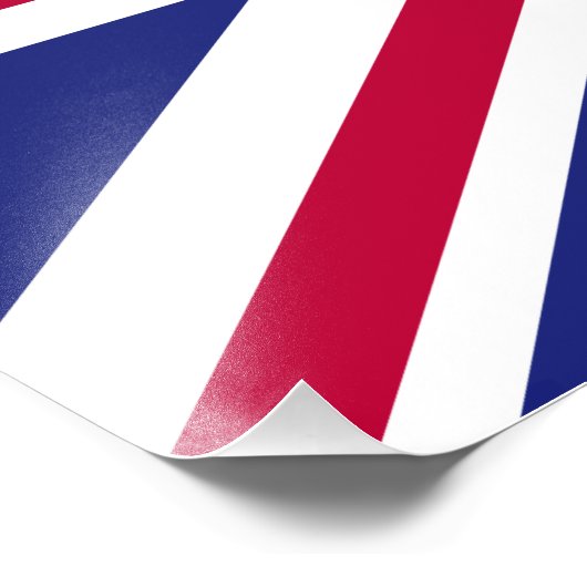 Engelse vlag foto afdruk (Hoek)