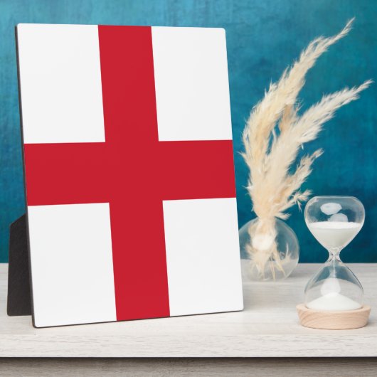 Engelse vlag fotoplaat (Zijkant)