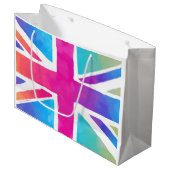 Engelse vlag groot cadeauzakje (Voorkant Gekanteld)