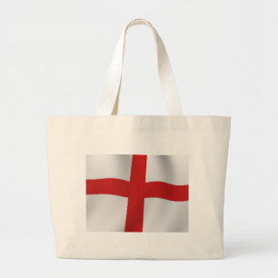Engelse vlag grote tote bag