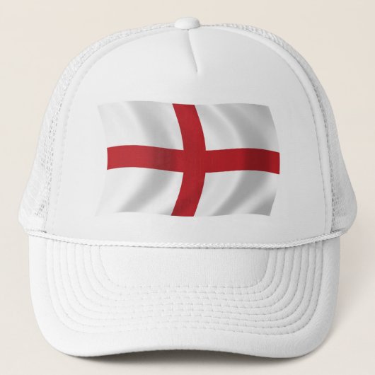 Engelse Vlag Hoed Trucker Pet (Voorkant)