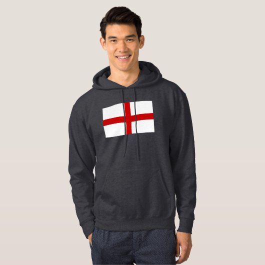 Engelse vlag hoodie (Voorkant volledig)