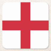 Engelse vlag kartonnen onderzetters (Voorkant)