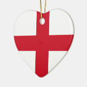 Engelse vlag keramisch ornament (Links)