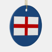 Engelse Vlag Kerst Ornament (Rechts)