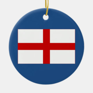 Engelse Vlag Kerst Ornament