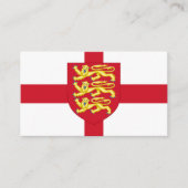 Engelse vlag & Koninklijke wapens van Engeland Visitekaartje (Voorkant)