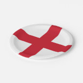 Engelse vlag papieren bordje (Gekanteld)