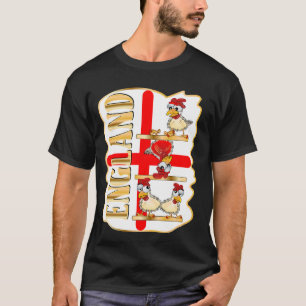 ENGELSE VLAG PLUIMVEEKIP T-SHIRT