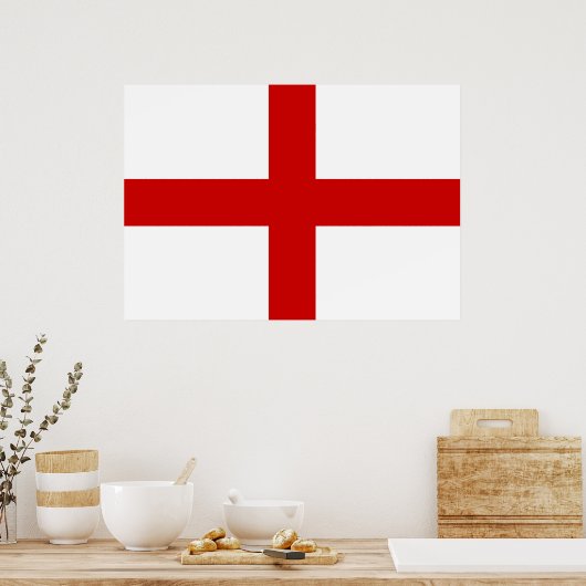 Engelse vlag poster (Keuken)