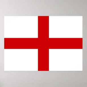 Engelse vlag poster