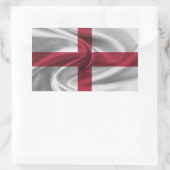 Engelse vlag rechthoekige sticker (Tas)
