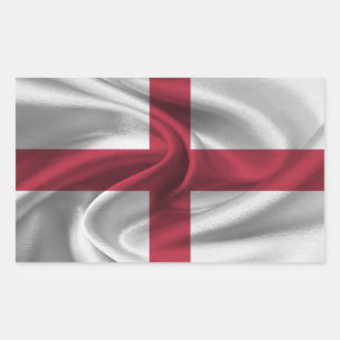 Engelse vlag rechthoekige sticker