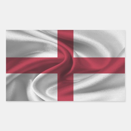 Engelse vlag rechthoekige sticker (Voorkant)