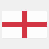 Engelse vlag rechthoekige sticker (Voorkant)