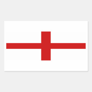 Engelse vlag rechthoekige sticker