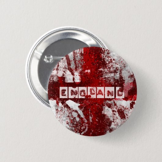 Engelse vlag ronde button 5,7 cm (Voorkant /achterkant)
