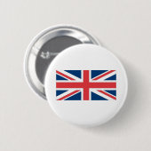 Engelse vlag ronde button 5,7 cm (Voorkant /achterkant)