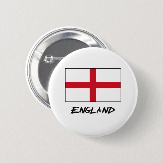 Engelse vlag ronde button 5,7 cm (Voorkant /achterkant)