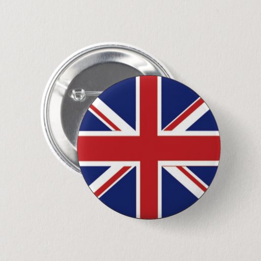 Engelse vlag ronde button 5,7 cm (Voorkant /achterkant)