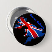 engelse vlag ronde button 7,6 cm (Voorkant /achterkant)