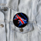 engelse vlag ronde button 7,6 cm (In situ)