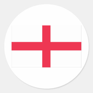 Engelse vlag ronde sticker