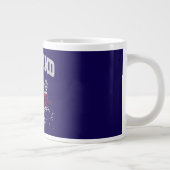 Engelse vlag spatten grote koffiekop (Rechts)