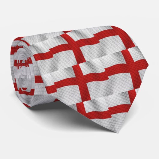 Engelse vlag stropdas (Opgerold)