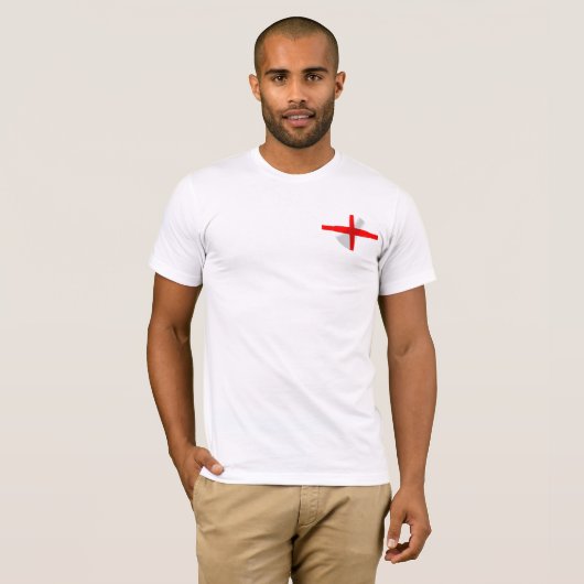 Engelse vlag t-shirt (Voorkant volledig)