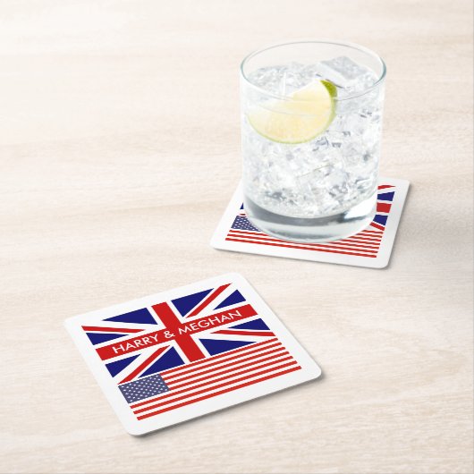 Engelse vlag van British Union Kartonnen Onderzetters (Insitu)