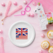 Engelse vlag van British Union Papieren Bordje (Feest)